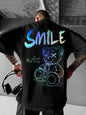 Men's Teddy Bear Print T-Shirt | Breathable Summer Top