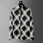 Men's Luxury Print Long Sleeve Casual Shirt