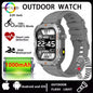 Men Smart Watch Bluetooth Call Sleep Heart Rate Health Monitor Outdoor LED Flashlight Waterproof Sports Watche For Android IOS