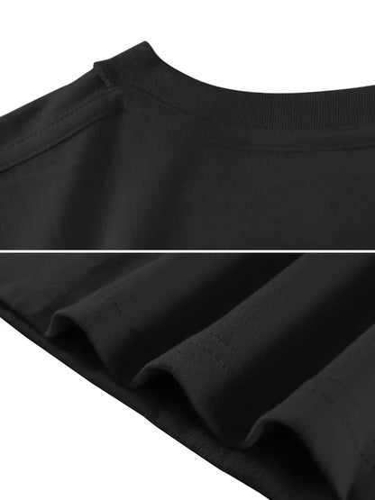 Teglex Cotton Crew Neck Tee | Luxury Print Summer