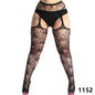 Plus Size Fishnet Garter Belt Bodysuit Tights XXL