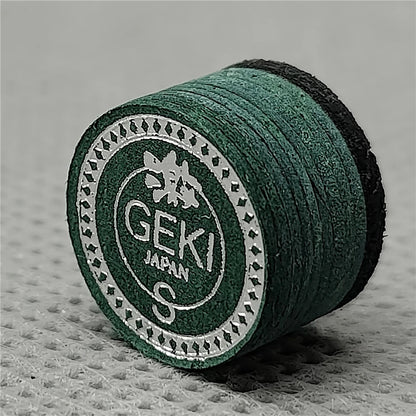 Navigator GEKI Tip Original Japan Pigskin Leather Pool & Carom 14mm Cue Tips Billiard Cue Stick Tips Pool & Billiard Accessories
