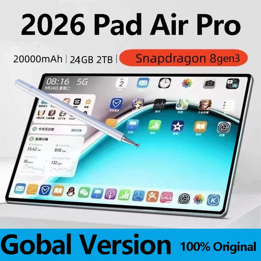 iPad Air Pro 11" Global Android 16 4K 5G Tablet