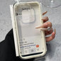 Luxury Candy Color Frame Clear Back Phone Case For iPhone 17 16 15 14 13 12 Pro Max 11 16PLUS 17 Acrylic Shockproof Bumper Cover