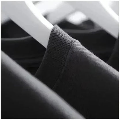 Bedrucktes Hemd Sommer High-End Leichtes Seiden-Baumwoll-Kurzarm-T-Shirt für Herren und Damen Trendige Hemden