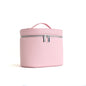Large-capacity PU leather cosmetic box with internal storage box, customizable names and letters, travel portable cosmetic bag