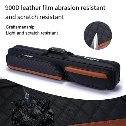1/2 Portable Pool Cue Case Snooker Pool Cue Bag Oxford Cloth Lightweight Soft Billiard Cue Stick Storage Pouch Sport Accessories