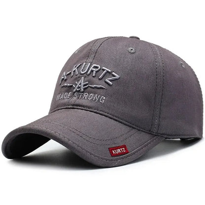 Spring New Baseball Cap Men's Korean Version Trendy Cap Outdoor Embroidery Sunhat Women's Sunscreen Cap Red Label Small A