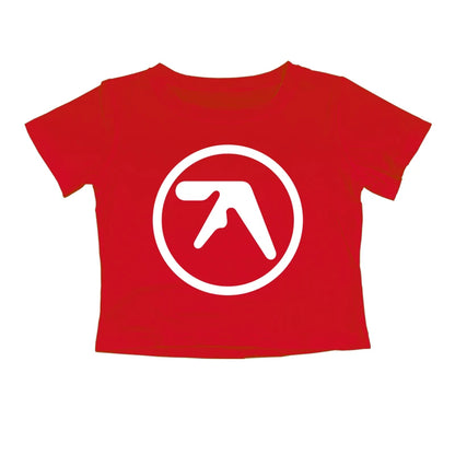 Punk Aphex Twin Print Oversize Hip Hop Women Crop Top Tee