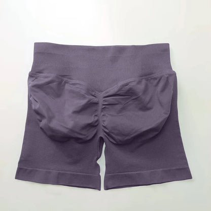 Women's 4.5" Biker Shorts | Scrunch Butt Seamless Yoga Gym Leggings