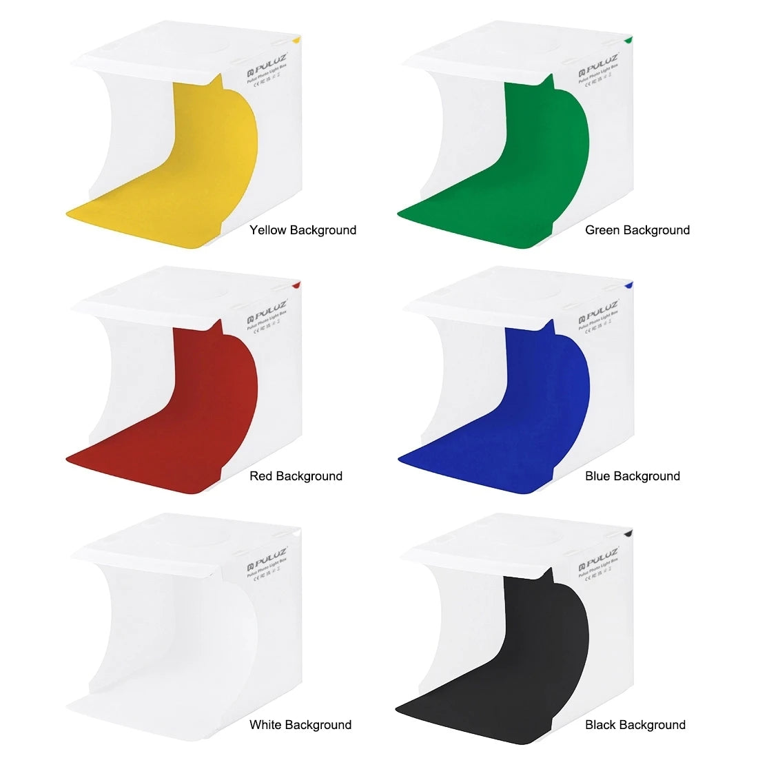 PULUZ 20cm LED Photo Studio Tent | 6 Backdrops