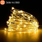 Solar Fairy Lights Garden String with 8 Modes Waterproof Copper Wire for Patio Yard Trees Christmas Party Garden OutdoorDecor