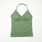 NCLAGEN Impact Longline Trägertop Sport Yoga Weste Damen Fitness Tank Top Gym Schöner offener Rücken BH Laufen Workout Neckholder