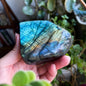 Rainbow Labradorite Crystal Sculpture | Iridescent Gem