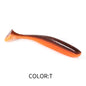 2021 Supercontinent shiner 50mm 75mm 100mm Fishing Lures soft Artificial Bait easy for hooking up big pike