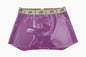 Herren Fetisch Latex Höschen Gummi Boxershorts Peniskondom Unterwäsche Kondom Cock Pouch Shorts Sexy Unterhosen für Herren