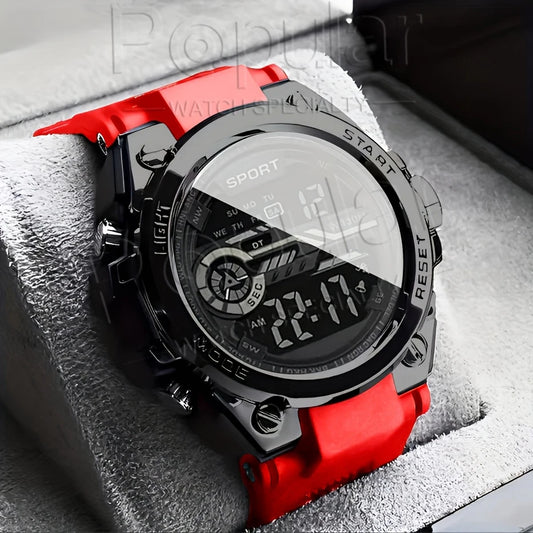 Men's LED Digital Sports Watch  Waterproof & Luminous