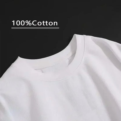 Trendy Luxury Brand Printed Short Sleeved T-shirt for Spring and Summer, Loose, Fashionable, Casual and Versatile T-shirt