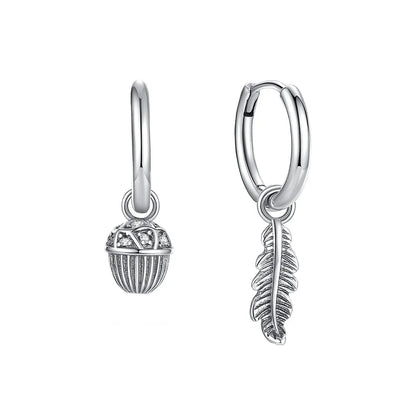Original 925 Sterling Silber Ohrringe 2025 Stecker Creolen Kristall Ohrringe für Damen Roségold Krone Herz Unendlichkeit Biene Ohrring Schmuck