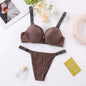 Women's New Fashion Sexy Lingerie Sporty Classic Padded Adjustable push up V Lingerie Set S Underwear Set