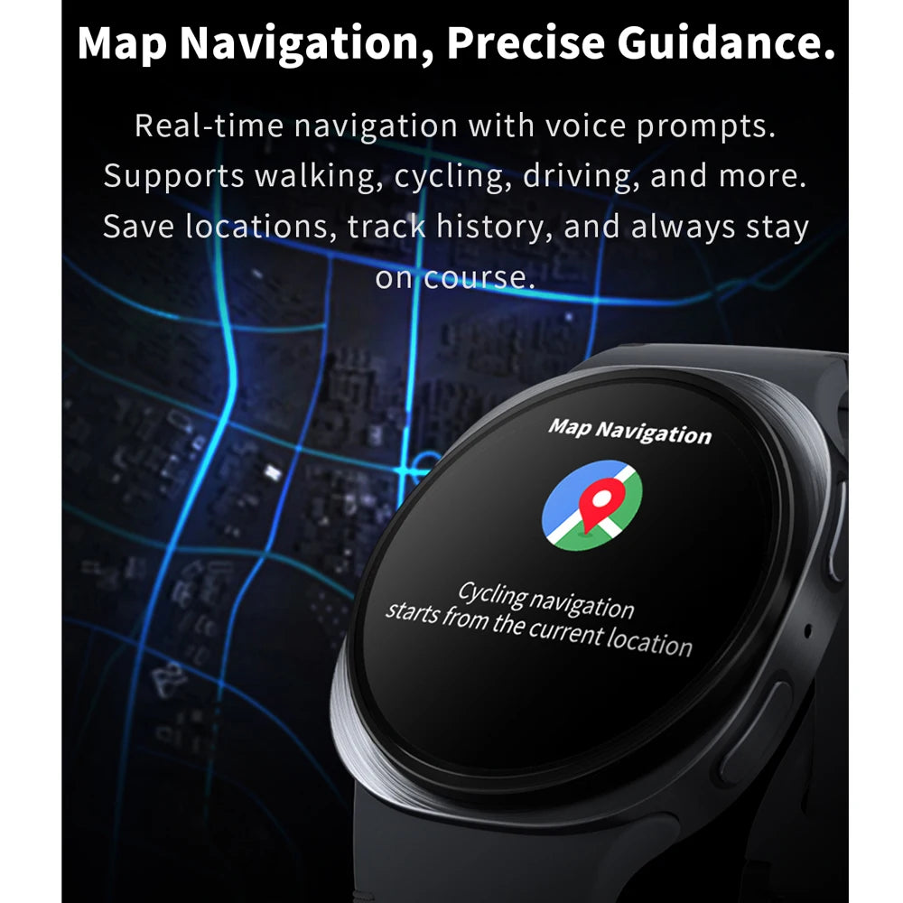 2025 Watch GPS Track Smartwatches für Herren Damen Sport Herzfrequenz Bluetooth Anruf NFC IP68 Wasserdicht Kompass Smartwatch 8 Mini