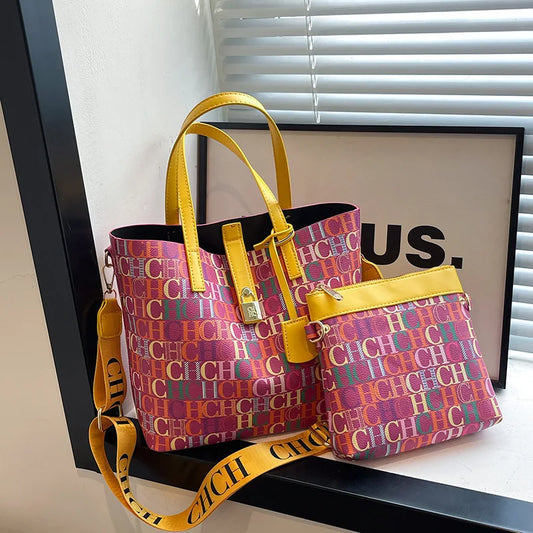 2025 Vintage Patchwork Tragetasche, Geräumige Umhängetasche für Damen, Urbane Umhängetasche, Minimalistische Day-to-Night Tasche, Strukturiert
