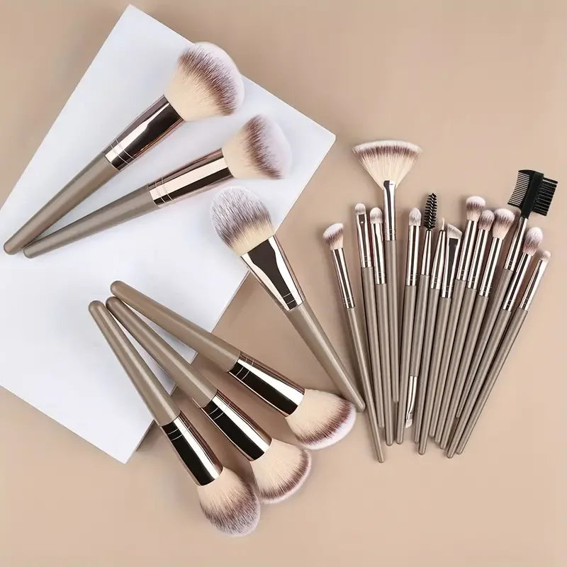 Professionelles 3-20-teiliges Make-up-Pinsel-Set, weiche, flauschige Foundation-Lidschatten-Concealer-Verblendpinsel, Rougepinsel Kabuki Damen Beauty Tool
