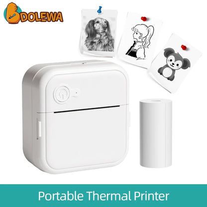 DOLEWA D8 Portable Mini Printer Wireless Bluetooth