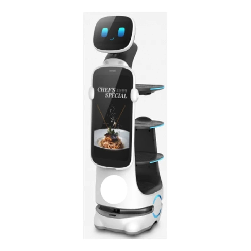 Food Delivery Robot Smart Service Robot Automatic Navigation Restaurant Food Delivery Robots Intelligent Waiter Robot