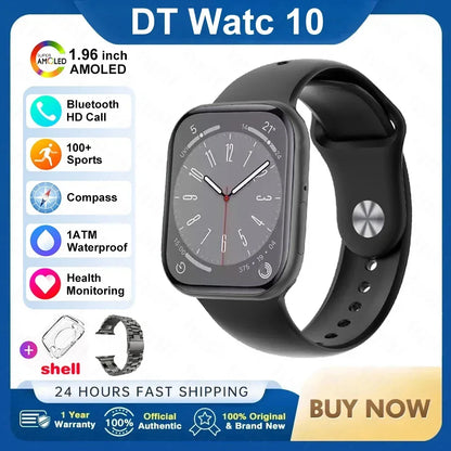 DT Watch 10 Smart Watch AMOLED 4GB Music BT Call