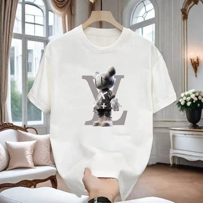100% Cotton Unisex Graphic T-Shirt – Classic Short Sleeve O-Neck Tee