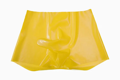 Herren Fetisch Latex Höschen Gummi Boxershorts Peniskondom Unterwäsche Kondom Cock Pouch Shorts Sexy Unterhosen für Herren