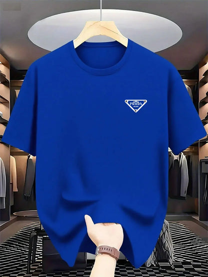 Milan Fashion Men's Luxury Printed Cotton T-Shirt