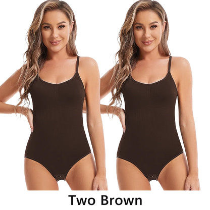 Drop Shipping Damen Sexy Shapewear Nahtlos Schlankmachender Po-Former Shaper Glättender Bodysuit Offener Schritt Hochelastische Bodysuits