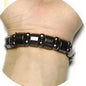 1PC Fashionable Black Gallstone Elastic Adjustable Health Energy Magnetic Therapy Hematite Bracelet for Men and Women