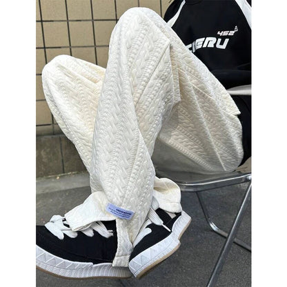 Herren Baggy Hosen Sportbekleidung Herbst Winter Männer Hosen Fitness Hip Hop Trainingsanzug Schwarze Hose Lässige Mode Jogginghose Herren