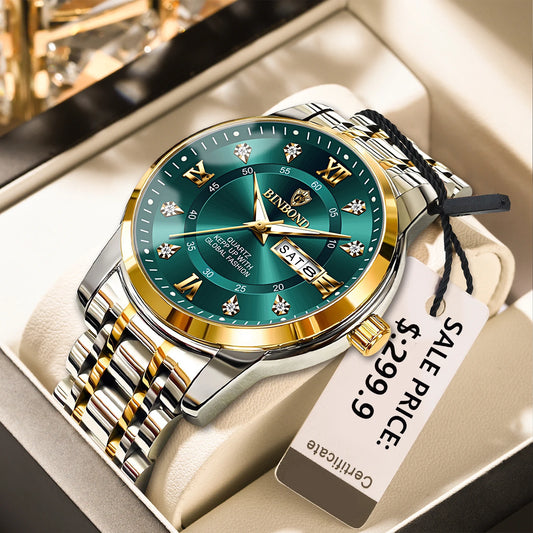 2025 Top Brand Luxury Fashion Diver Watch Men 30ATM Waterproof Date Clock Sport Watches Mens Quartz Wristwatch Relogio Masculino