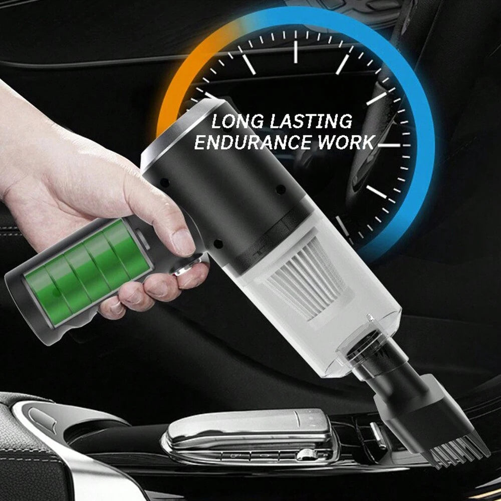 Teglex 3-in-1 Portable Vacuum Cleaner | USB Rechargeable | Car & Home