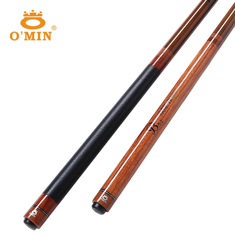 New O'MIN Break Punch Jump Cue Billiard Stick 14 MM Tip 141 CM Length Solid Wood and Leather Handle 2  Billiard Stick China 2019