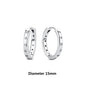 Original 925 Sterling Silber Ohrringe 2025 Stecker Creolen Kristall Ohrringe für Damen Roségold Krone Herz Unendlichkeit Biene Ohrring Schmuck