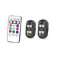 2/4pcs Wireless LED Strobe Lights Car Decor Atmosphere Light, 8 Colors Rechargeable Led Lights Anti-Collision LED Warning Light