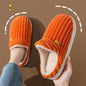 Bebealy Winter Fur Men Slippers Men Shoes Outdoor Nonslip Short Plush Men Slippers Casual Fuzzy House Ankle Men Boots Flat Shoes