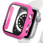 Tempered Glass+cover For Apple Watch Accessories 45mm 41mm 44mm 40mm 42mm Screen Protector Apple watch Case serie 9 4 5 6 SE 7 8