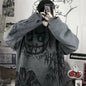 Gothic Japan Cartoon Hip Hop Hoodie Sweatshirt Oversize Damen Frühling Herbst Lustige Punk Hoodies Tops Damen Kleidung Hoodie Mädchen