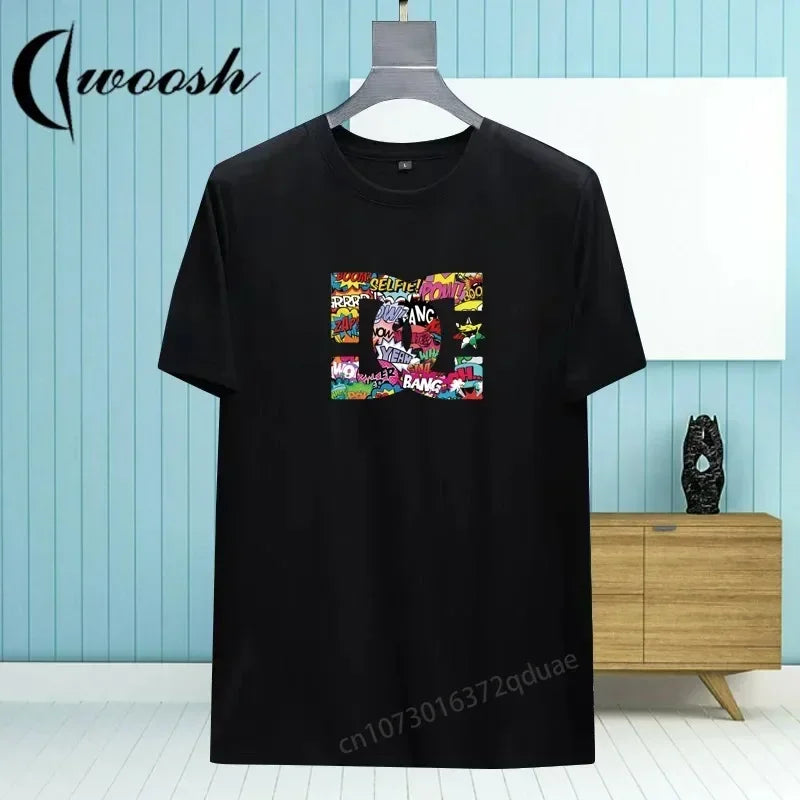 2025 Neue heiß bedruckte Y2k-T-Shirts für Herren und Damen, luxuriöse Oberteile, locker, reine Baumwolle, weich, Kindergröße