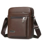 Herren Umhängetaschen wasserdicht Vintage Herrenhandtaschen Große Kapazität PU Leder Tasche Herren Kuriertaschen Tragetasche