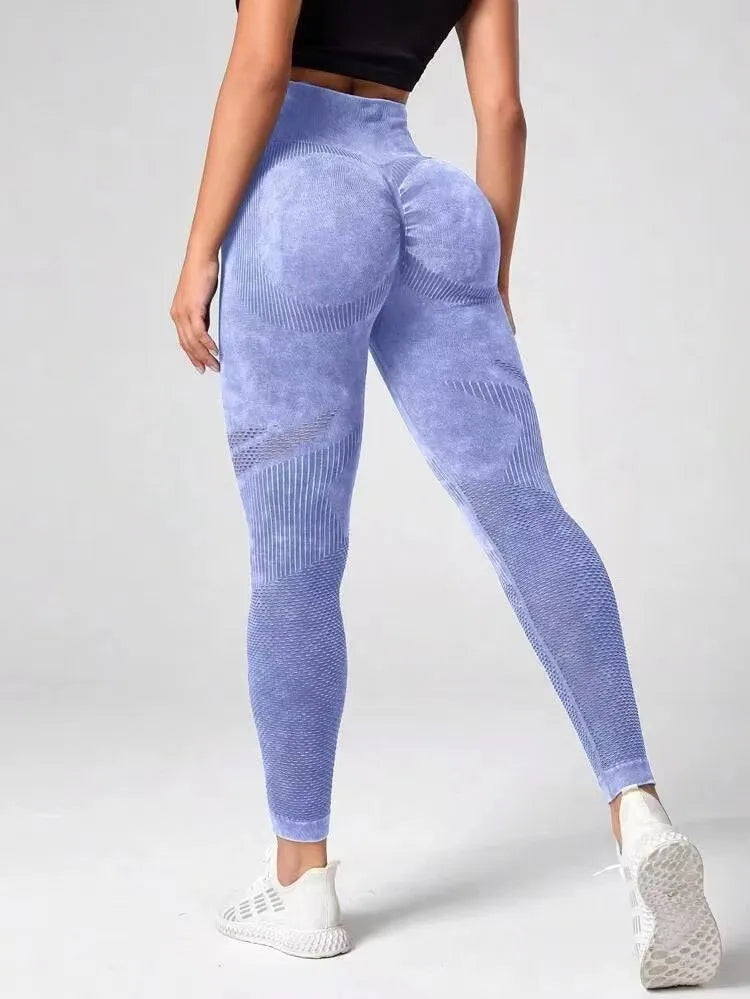 Scrunch Workout Leggings für Damen, Nahtlose Po-Lifting Hose, Hohe Taille, Bauchkontrolle, Aktive Gym Yoga Tights