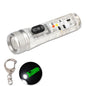 Mini-Schlüsselanhänger-Taschenlampe, LED, wiederaufladbar, tragbar, magnetisch, USB-Ladelampe, Hochleistungs-Camping-Langstreckenlaterne