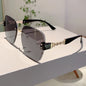 Unisex Sunglasses 2025 New Borderless Metal Chain Simple Fashionable Cool Versatile Luxury Brand High Quality Popular Sunglasses