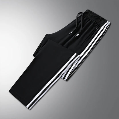 Men's Ice Silk Plus Size Jogger Trousers – Ultra-Thin Breathable Sports Pants M-8XL